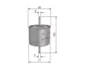 BOSCH Palivov filtr BO 0450905324, 0 450 905 324