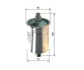 BOSCH Palivov filtr BO 0450905907, 0 450 905 907