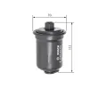 BOSCH Palivov filtr BO 0450905915, 0 450 905 915