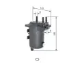 BOSCH Palivov filtr BO 0450907012, 0 450 907 012