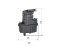 BOSCH Palivov filtr BO 0450907016, 0 450 907 016