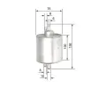 BOSCH Palivov filtr BO 0450915003, 0 450 915 003