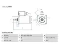 Startr BOSCH ‐ BO 0986013590