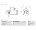 BOSCH Startr ‐ BO 0986015090