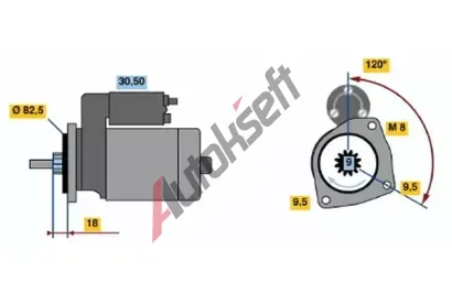 BOSCH Startr BO 0986015320, 0 986 015 320