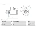 Startr BOSCH ‐ BO 0986015930