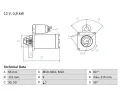 Startr BOSCH ‐ BO 0986016600
