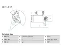 Startr BOSCH ‐ BO 0986018350