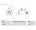 BOSCH Startr ‐ BO 0986018370