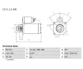 BOSCH Startr ‐ BO 0986018880