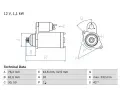 Startr BOSCH ‐ BO 0986018920