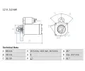 Startr BOSCH ‐ BO 0986019020