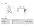 BOSCH Startr ‐ BO 0986019361