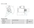 Startr BOSCH ‐ BO 0986019870