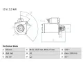 Startr BOSCH ‐ BO 0986020141