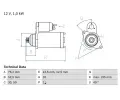 Startr BOSCH ‐ BO 0986020220