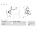 Startr BOSCH ‐ BO 0986020230