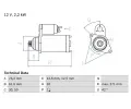 Startr BOSCH ‐ BO 0986020270