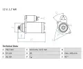 Startr BOSCH ‐ BO 0986020320