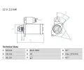 Startr BOSCH ‐ BO 0986020360