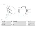 Startr BOSCH ‐ BO 0986020401