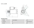 Startr BOSCH ‐ BO 0986020571