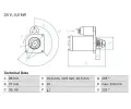 Startr BOSCH ‐ BO 0986021190