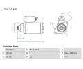BOSCH Startr ‐ BO 0986021630