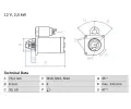 BOSCH Startr ‐ BO 0986021820