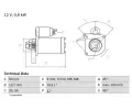 Startr BOSCH ‐ BO 0986021970