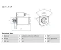 Startr BOSCH ‐ BO 0986022061