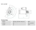 Startr BOSCH ‐ BO 0986022400