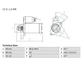 BOSCH Startr ‐ BO 0986022430