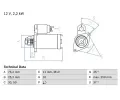 BOSCH Startr ‐ BO 0986022450