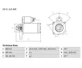 BOSCH Startr ‐ BO 0986023200