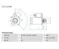 Startr BOSCH ‐ BO 0986023860