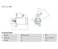Startr BOSCH ‐ BO 0986024010