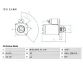 Startr BOSCH ‐ BO 0986024220