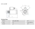 Startr BOSCH ‐ BO 0986024240