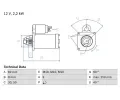 Startr BOSCH ‐ BO 0986024390