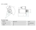 Startr BOSCH ‐ BO 0986024820