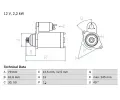 Startr BOSCH ‐ BO 0986025110