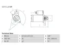 Startr BOSCH ‐ BO 0986025210