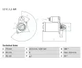 Startr BOSCH ‐ BO 0986025610