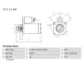 BOSCH Startr ‐ BO 0986025660