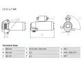 Startr BOSCH ‐ BO 0986025830