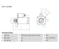 Startr BOSCH ‐ BO 0986025890