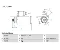 Startr BOSCH ‐ BO 0986026160
