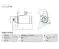 Startr BOSCH ‐ BO 0986026340