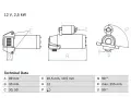 Startr BOSCH ‐ BO 0986027010
